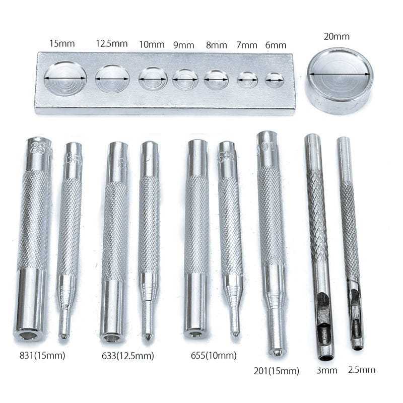 11Pcs Snap Rivet Fastener Butt - Rivet Setter Tool ulasan dan harga