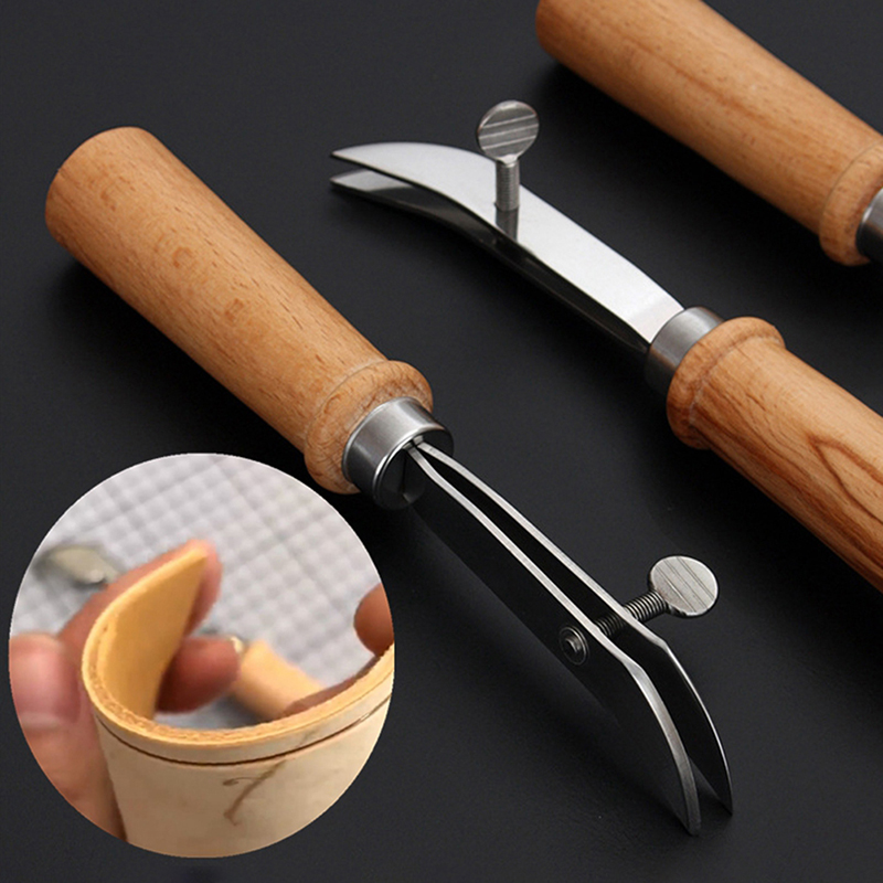 Adjustable Leather Edge Stitch - Groover Stitching Tool ulasan dan harga