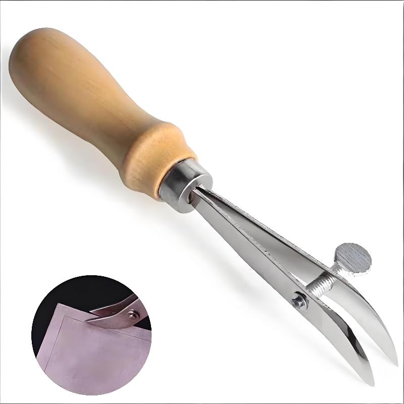 *Adjustable Leather Edge Groov - Groover Stitching Tool ulasan dan harga