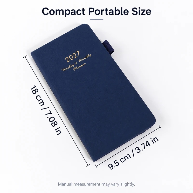 2027 Weekly & Monthly Pocket P - Leather Work Diary Covers ulasan dan harga