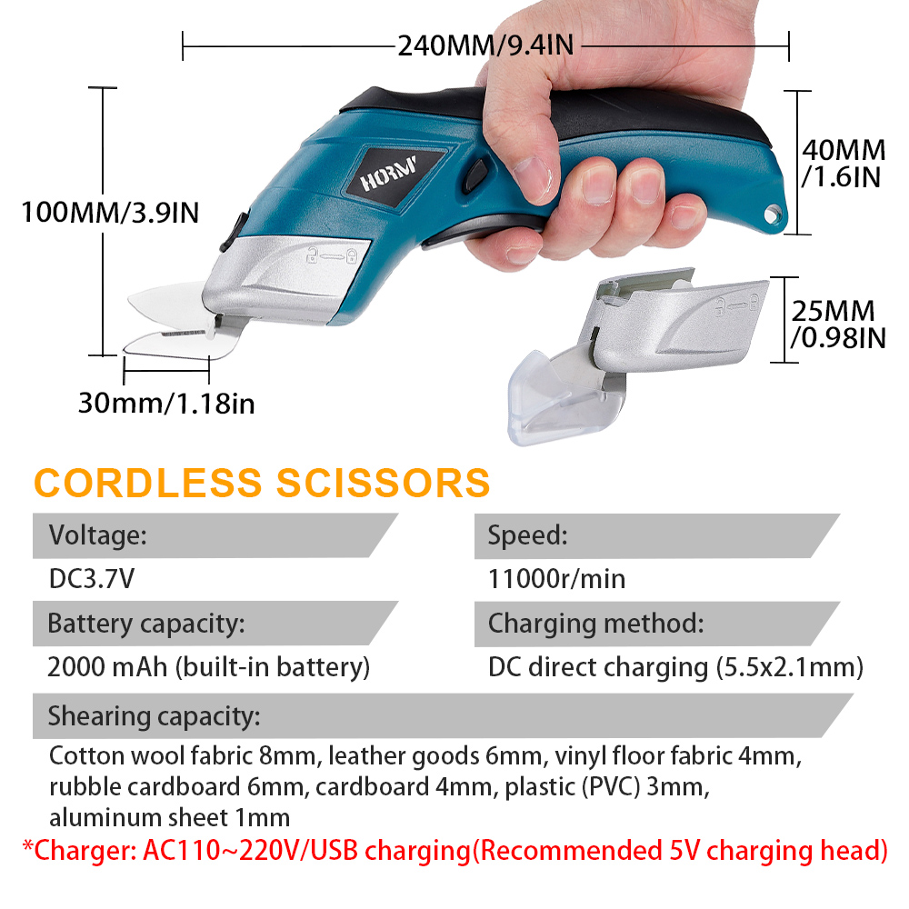 Hormy 3.6V Charging Small Scis - Leatherwork Machine ulasan dan harga