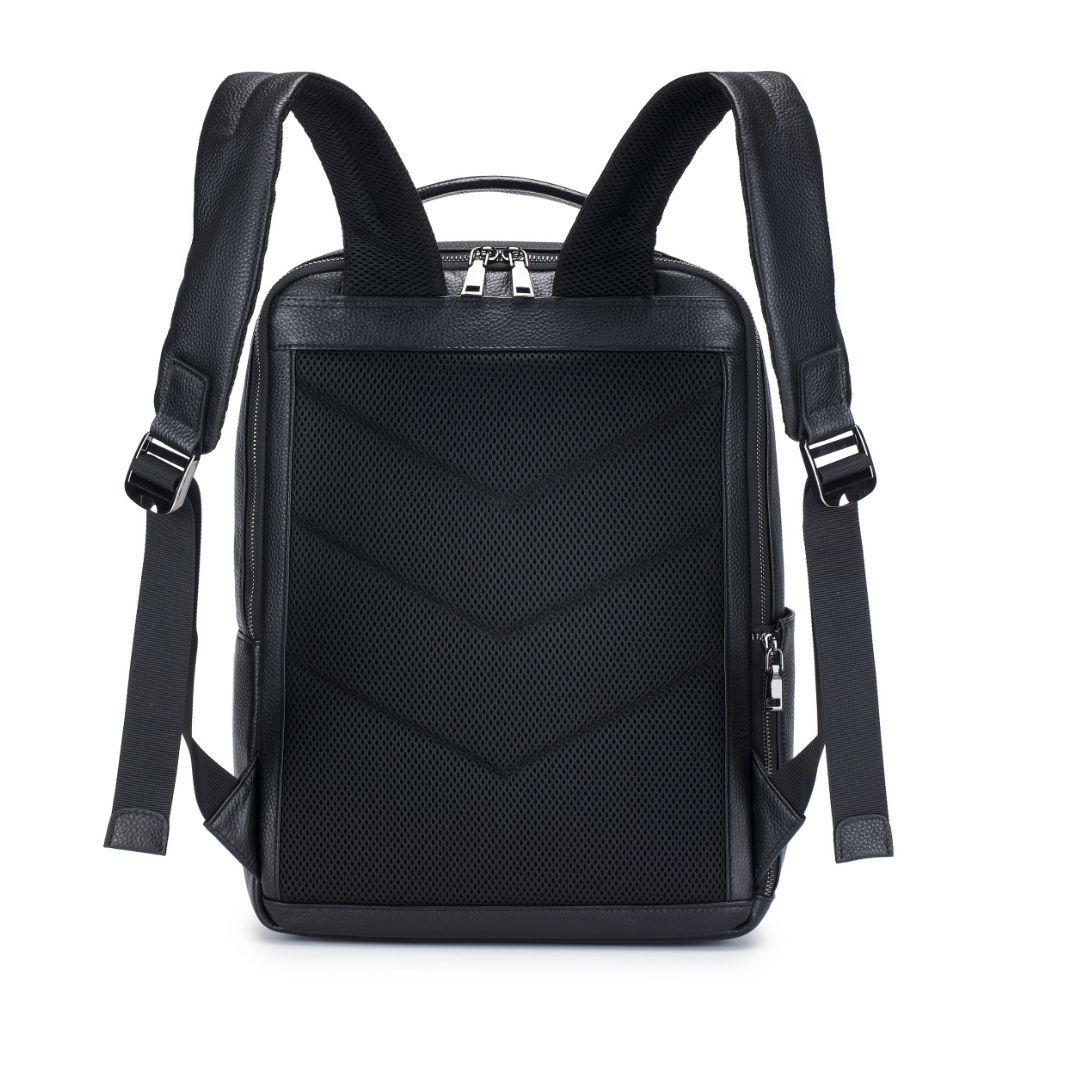 Man Genuine Leather Travel Bac - Leather Work Rucksack Mens ulasan dan harga