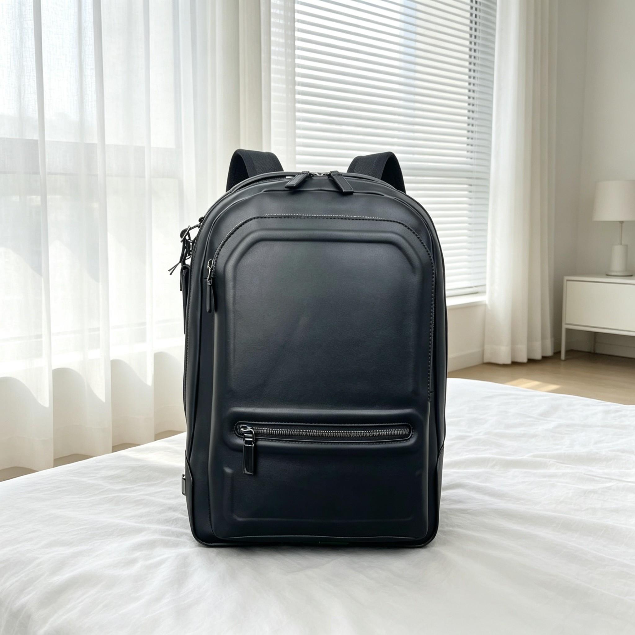 Business Commuter Backpack for - Leather Work Rucksack Mens ulasan dan harga