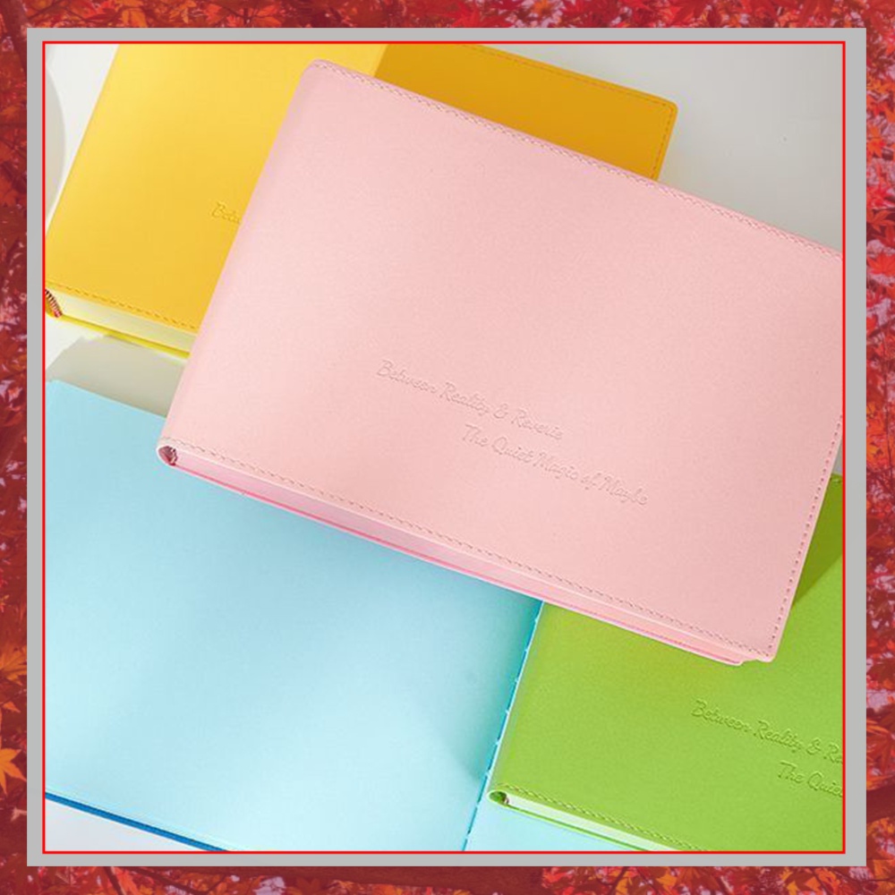 Thickened Color Brick Notebook - Leather Work Diary Covers ulasan dan harga