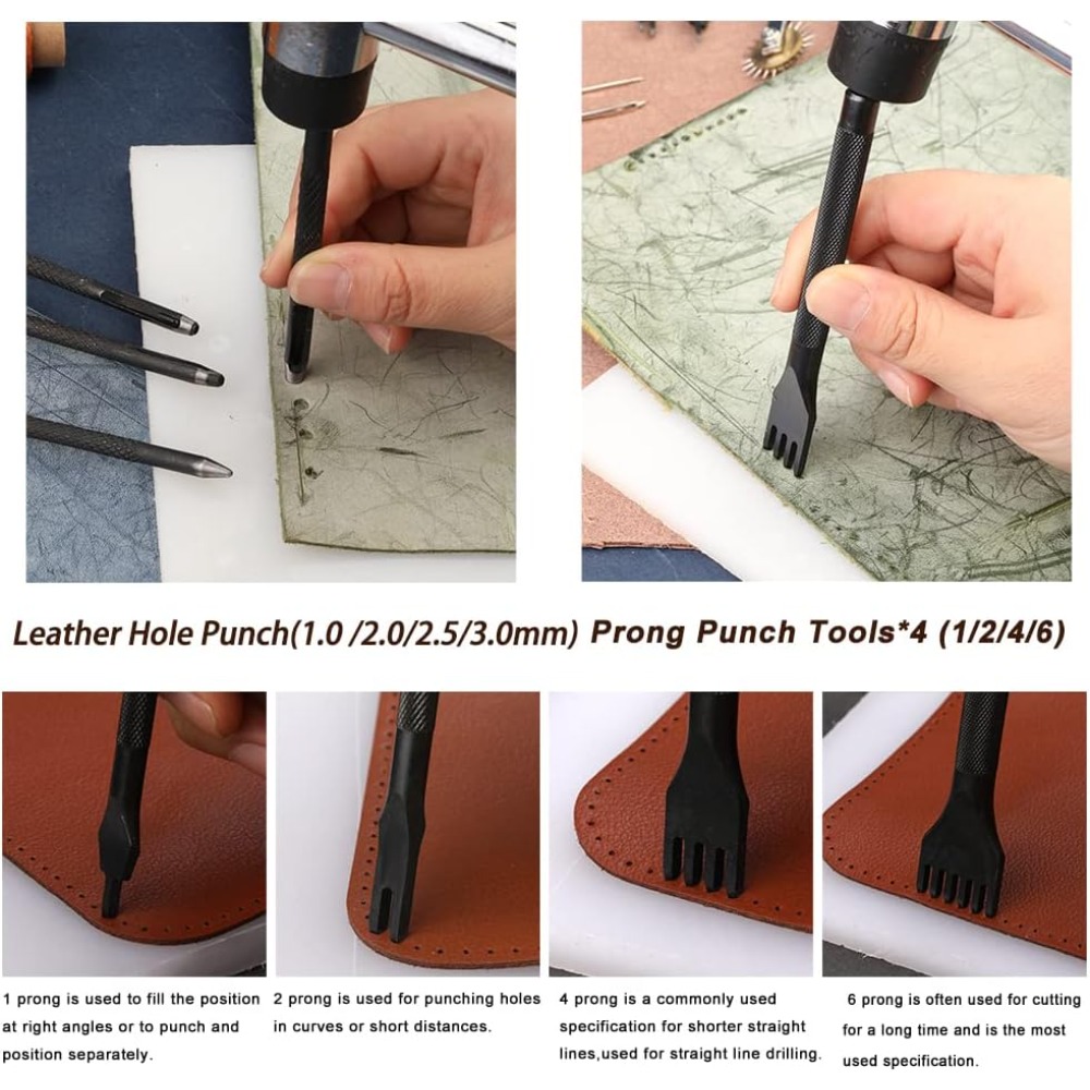 Leather Working Tools Practica - Groover Stitching Tool ulasan dan harga